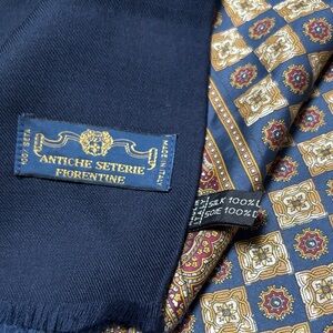 Italian men’s  silk scarf